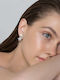 Ohrringe Jackets Stern Mond Handgefertigt Silber 925