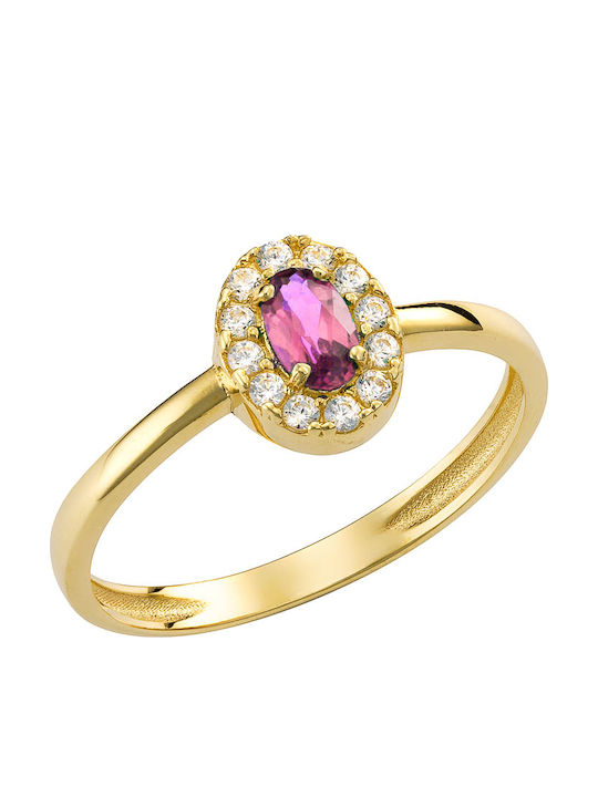 Ioannis Kosmima Women's Ring with Stones from 9K Gold