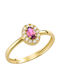 Ioannis Kosmima Women's Ring with Stones from 9K Gold