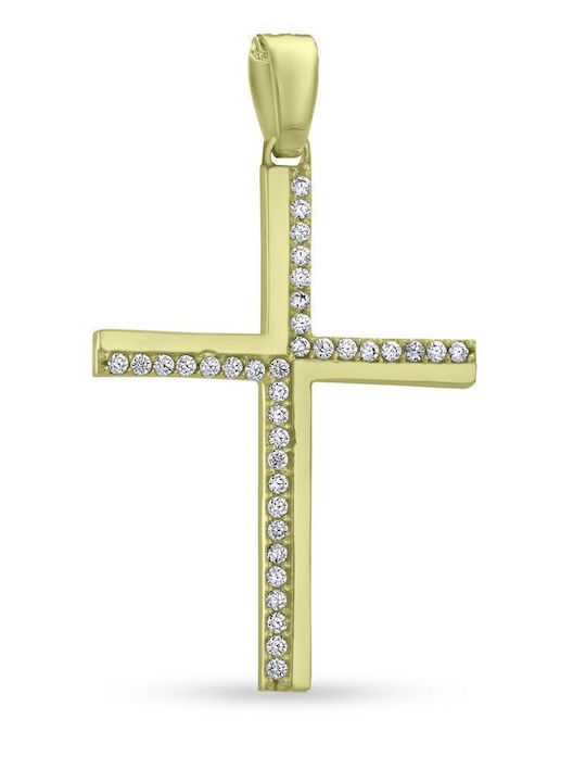 CHrysolithos Women's Gold Cross 9K Without Chain ST1529