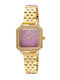 Oxette Women's Battery Watch with Gold Metal Bracelet
