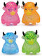 Gama Brands Pinch Bull Squishy Αφρώδες Πολύχρωμο (Διάφορα Σχέδια) 1τμχ