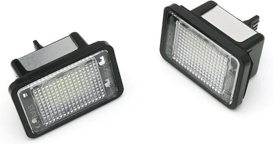 Σετ Led Φώτα Πινακίδας Mercedes Benz Glk X204 2 Τμχ Grp-15ledlimerglk