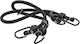 Octopus Motorcycle Luggage Straps Bungee Cords 22" 55cm X 11mm Thick 4 Hooks Black