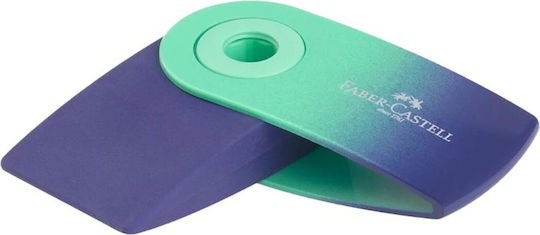 Radieră Faber Castell Mini Sleeve Flow Edition Albastru Buzzing