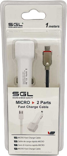 Tradesor Handy-Autoladegerät 2 Ports Usb Blitzschlag 1m