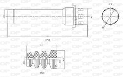 Κιτ Προστασιας Σκονης Mitsubishi Colt Vi Z3 Κιτ Προστασιας Σκονης Mitsubishi Colt Vi Z3