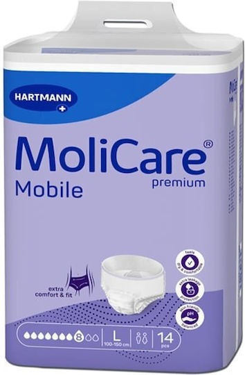 Hartmann Molicare Premium Mobile Incontinence Underwear Large 14 Units