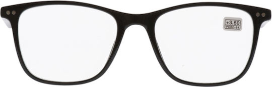 Mode Roy Lesebrillen +3.50 in Schwarz Farbe