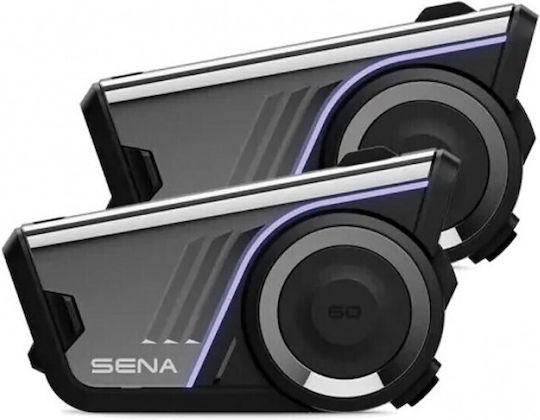 Sena 60S-EVO-01D Двоен Интерком за Каска за Мотор с Bluetooth