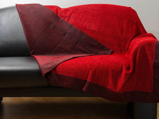 Decken & Couchdecken Kypseli Burgundisch 1.70x1.70 Decostar Burgundisch