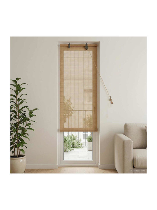 vidaXL Roller Blinds Partial Blackout Brown W40...