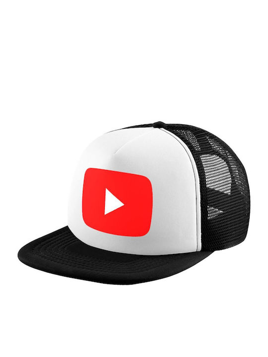 Youtube Καπέλο Ενηλίκων Soft Trucker Δίχτυ Blac...
