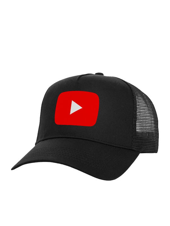 Youtube Καπέλο Ενηλίκων Structured Trucker Δίχτ...