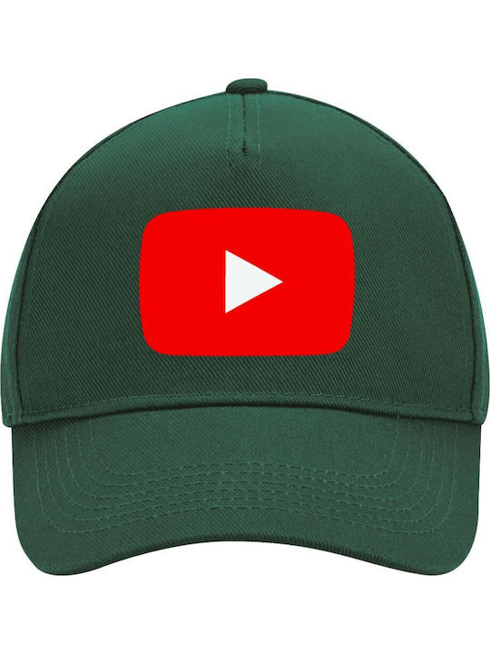 Youtube Șapcă Adulți Ultimate Verde 100% Bumbac...