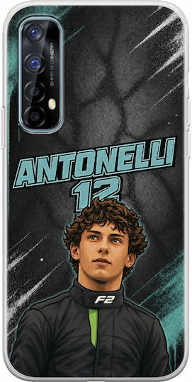 Pole Position Collection Kimi Antonelli Realme 7 Flexible TPU Transparent Silicone Case