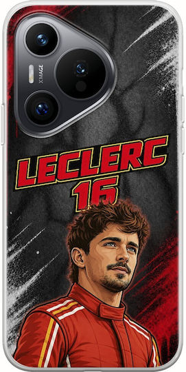 Pole Position Collection Charles Leclerc Huawei Pura 70 Flexible TPU Transparent Silicone Case