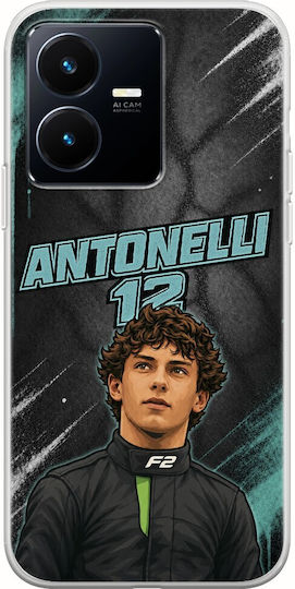 Husă Pole Position Collection Kimi Antonelli Vivo Y22s TPU Flexibil Silicon Transparent