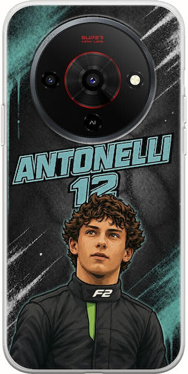 Θήκη Pole Position Collection Kimi Antonelli Zte Blade A76 5g Flexible Tpu Διάφανη Σιλικόνη