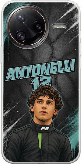 Pole Position Collection Kimi Antonelli Xiaomi Poco F7 Ultra 5g Flexible TPU Transparent Silicone Case