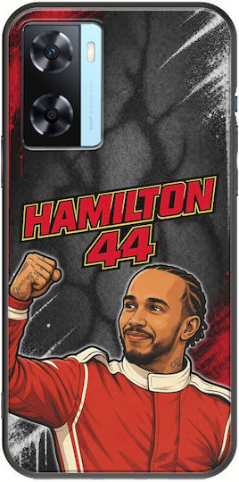 Θήκη Pole Position Collection Lewis Hamilton Oppo A77 5g Black Tpu Μαύρη Σιλικόνη