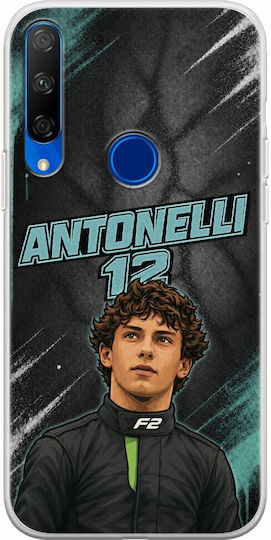 Θήκη Pole Position Collection Kimi Antonelli Huawei Honor 9x Flexible Tpu Διάφανη Σιλικόνη