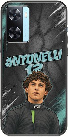 Θήκη Pole Position Collection Kimi Antonelli Oppo A77 5g Black Tpu Μαύρη Σιλικόνη