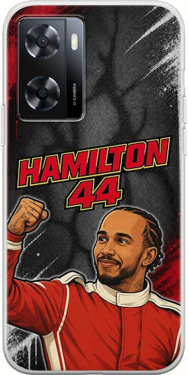 Θήκη Pole Position Collection Lewis Hamilton Oppo A57 4g Flexible Tpu Διάφανη Σιλικόνη
