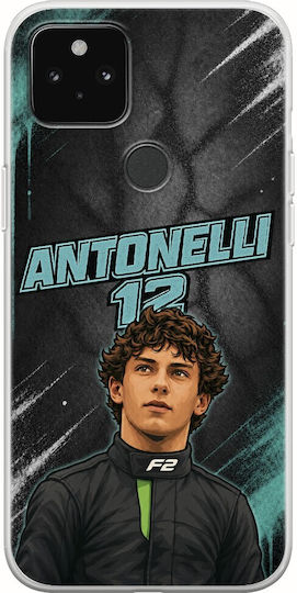 Θήκη Pole Position Collection Kimi Antonelli Google Pixel 5a 5g Flexible Tpu Διάφανη Σιλικόνη
