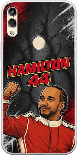 Pole Position Collection Lewis Hamilton Huawei Honor 8X Flexible TPU Transparent Silicone Case