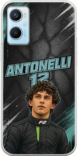 Θήκη Pole Position Collection Kimi Antonelli Oppo A96 4g Flexible Tpu Διάφανη Σιλικόνη