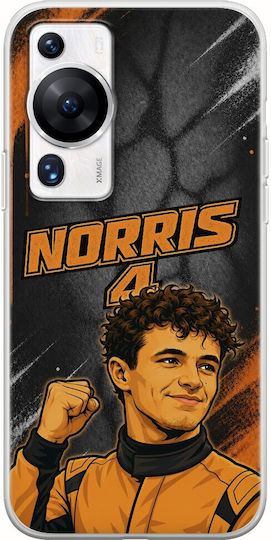Husă Pole Position Collection Lando Norris Huawei P60 TPU Flexibil Silicon Transparent