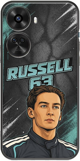 Калъф Pole Position Collection George Russell Huawei Nova 12 Se Black TPU Черен Силикон