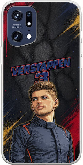 Θήκη Pole Position Collection Max Verstappen Oppo Find X5 Pro 5g Flexible Tpu Διάφανη Σιλικόνη