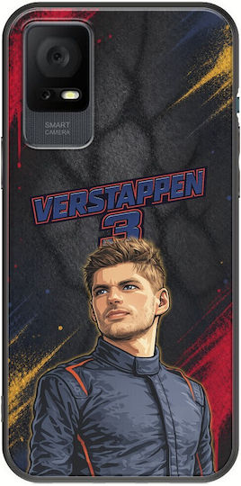 Pole Position Collection Max Verstappen Tcl 406 Black Tpu Black Silicone Case