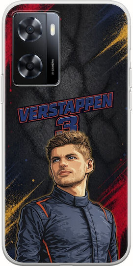Θήκη Pole Position Collection Max Verstappen Oppo A57s Flexible Tpu Διάφανη Σιλικόνη