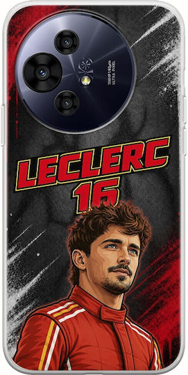 Pole Position Collection Charles Leclerc TCL 50 Pro Nxtpaper 5G Flexible TPU Transparent Silicone Case