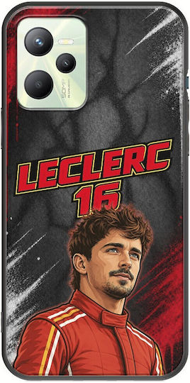Husă Pole Position Collection Charles Leclerc Realme Narzo 50A Prime Negru TPU Siliconă