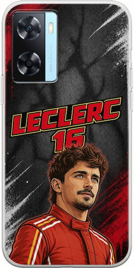 Pole Position Collection Charles Leclerc Oppo A77 5g Flexible TPU Transparent Silicone Case
