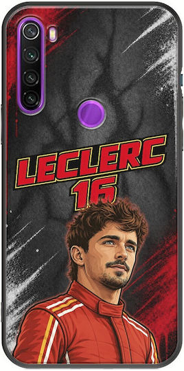 Husă Pole Position Collection Charles Leclerc Xiaomi Redmi Note 8 2021 Neagră TPU Silicon