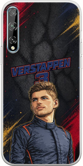 Pole Position Collection Max Verstappen Huawei P Smart S Flexible TPU Transparent Silicone Case