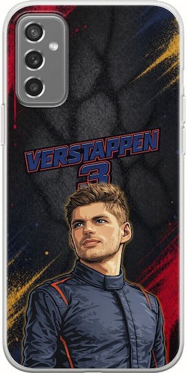 Pole Position Collection Max Verstappen Samsung Galaxy M13 4G Flexible TPU Transparent Silicone Case