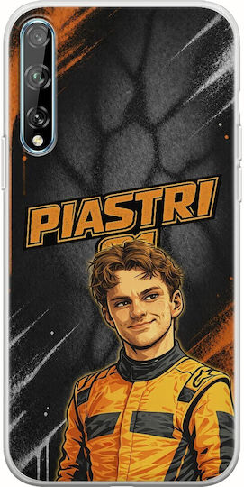 Pole Position Collection Oscar Piastri Huawei P Smart S Flexible TPU Transparent Silicone Case