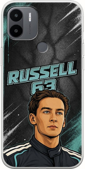 Калъф Pole Position Collection George Russell Xiaomi Redmi A1 Plus Гъвкав TPU Прозрачен Силикон