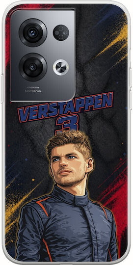Pole Position Collection Max Verstappen Oppo Reno 8 Pro 5g Flexible TPU Transparent Silicone Case