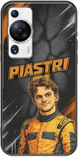 Husă Pole Position Collection Oscar Piastri Huawei P60 Neagră TPU Silicon