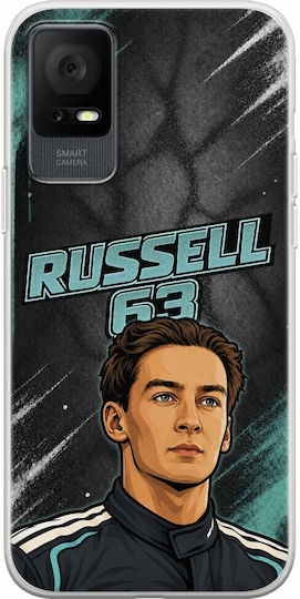 Θήκη Pole Position Collection George Russell Tcl 406 Flexible Tpu Διάφανη Σιλικόνη