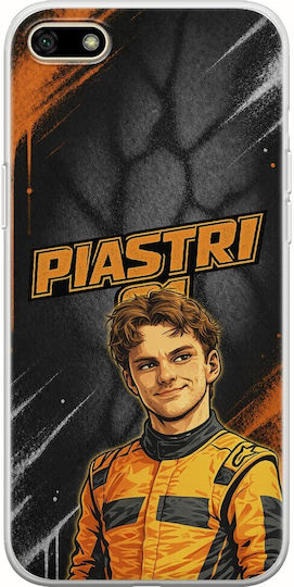 Pole Position Collection Oscar Piastri Huawei Y5 2018 Flexible TPU Transparent Silicone Case