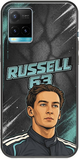 Калъф Pole Position Collection George Russell Vivo Y21s Черен TPU Силикон