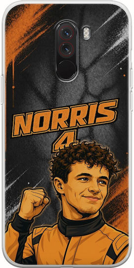 Pole Position Collection Lando Norris Xiaomi Pocophone F1 Flexible TPU Transparent Silicone Case